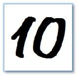 Comment écrire "10". Réponse "dix"
