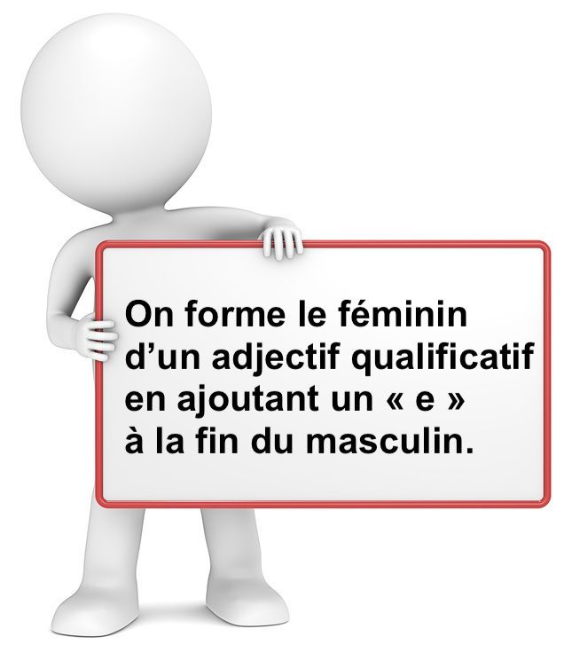 Le féminin des adjectifs qualificatifs