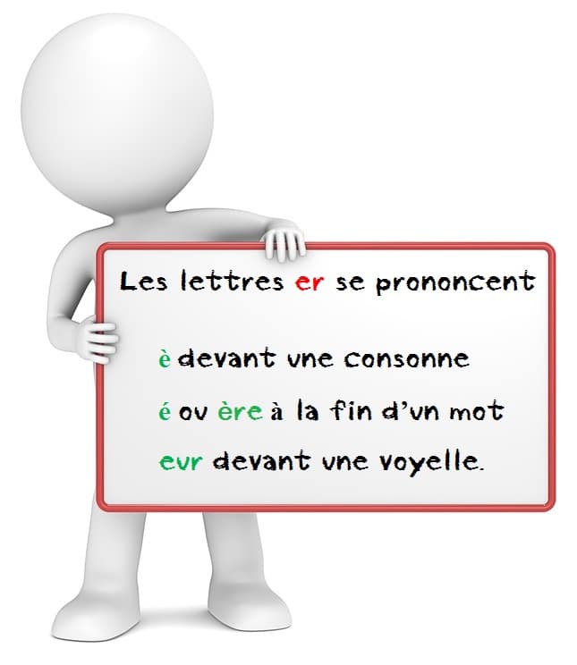 les lettres er