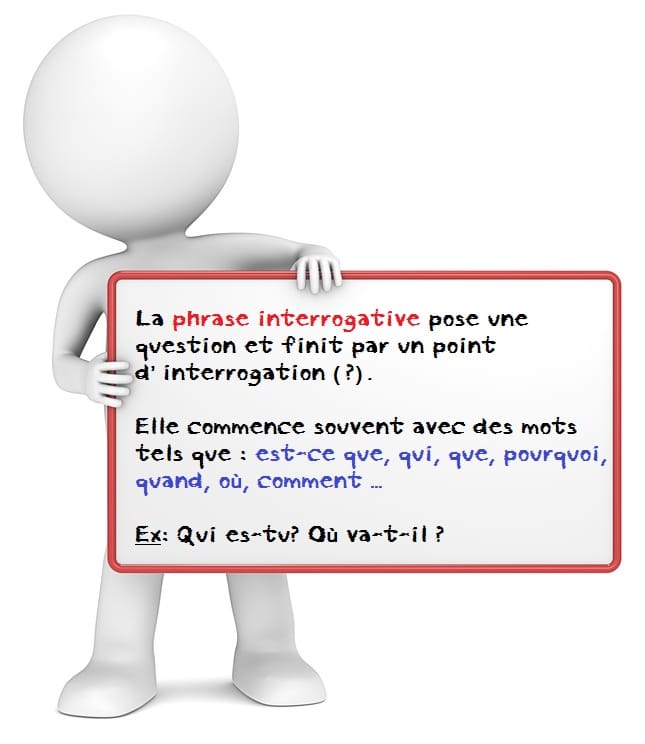 C Est Quoi Une Phrase Interrogative Phrase interrogative