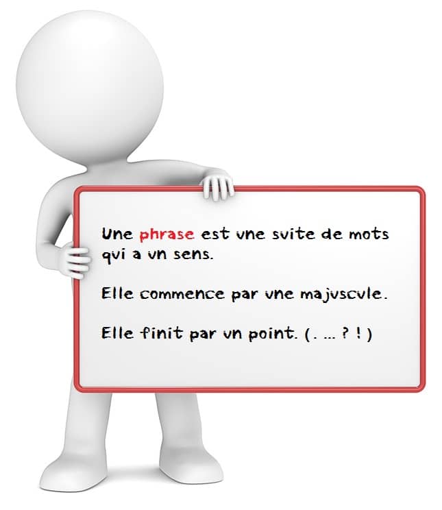 comment construire une phrase correcte en français