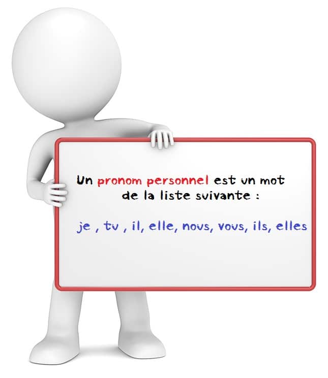 le pronom personnel