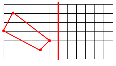 Recopier un dessin géométrique . Apprendre la construction en math .