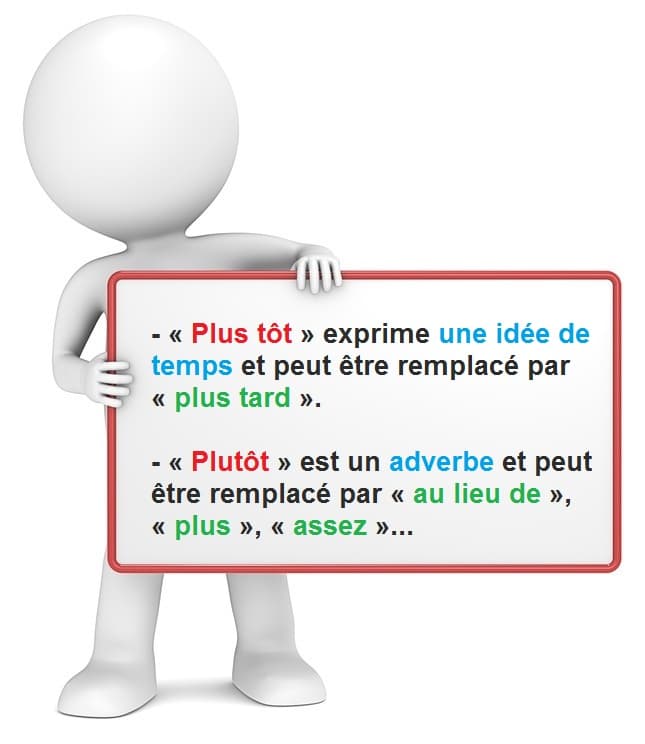 plutôt plus tôt