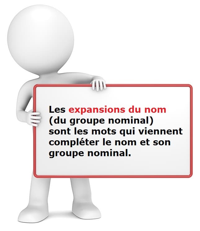 Les expansions du nom et les expansions du groupe nominal