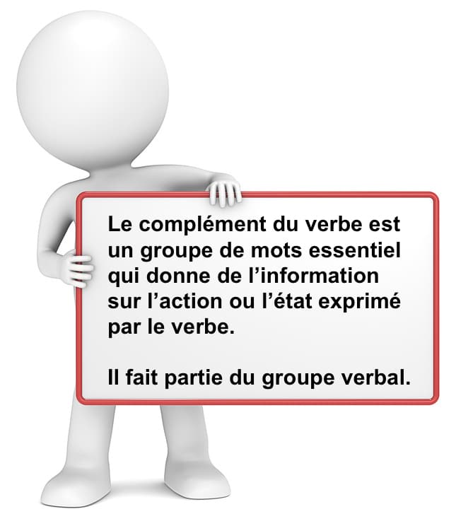 Le complément du verbe : cours de grammaire pour apprendre la langue française