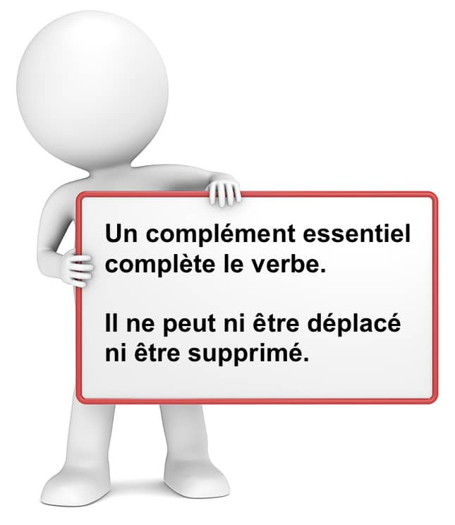 Le complément essentiel (Règle de grammaire)