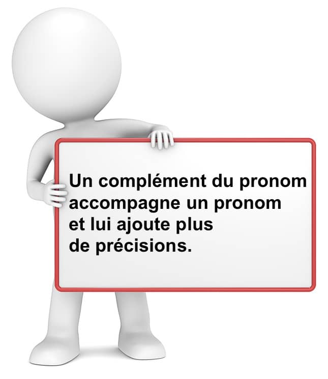 Le complément du pronom