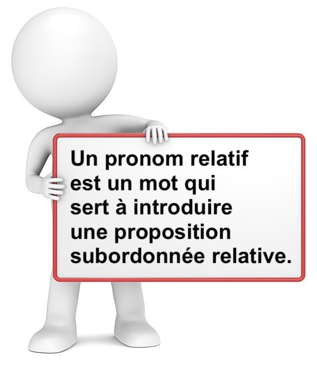 Le pronom relatif