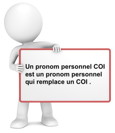 Le pronom personnel COI