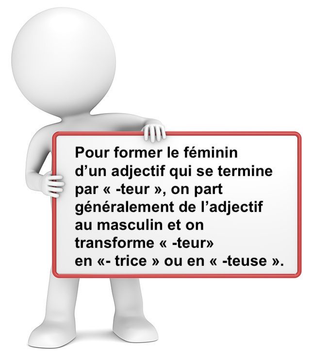 féminin des adjectifs en –TEUR