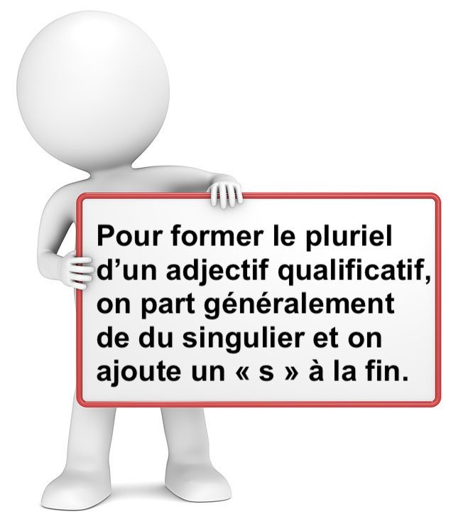 Pluriel des adjectifs qualificatifs