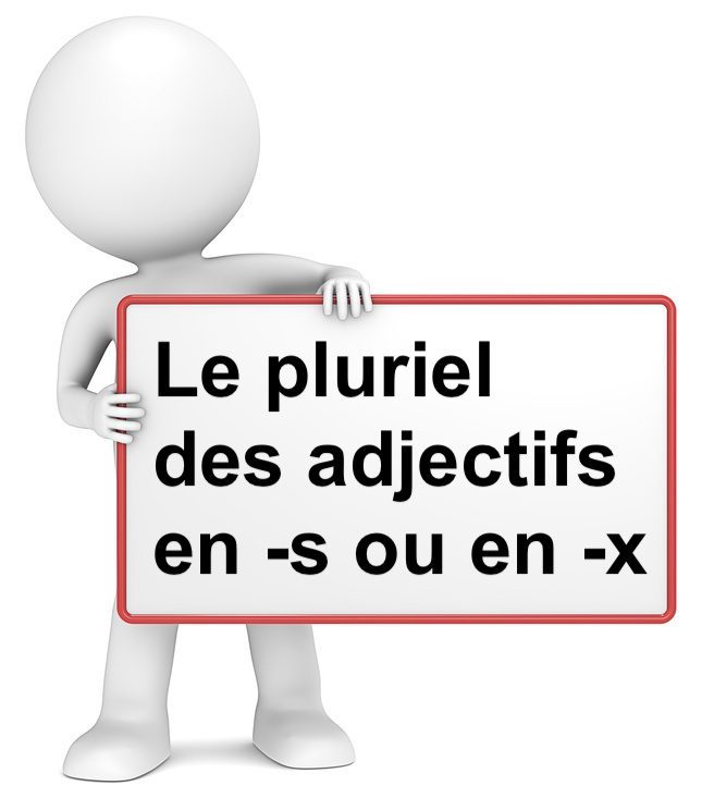 le pluriel des adjectifs en -s ou en -x ?