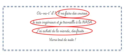 Corrigé la phrase déclarative - Je Révise, soutien scolaire