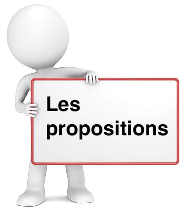 Les propositions : cours sur la phrase