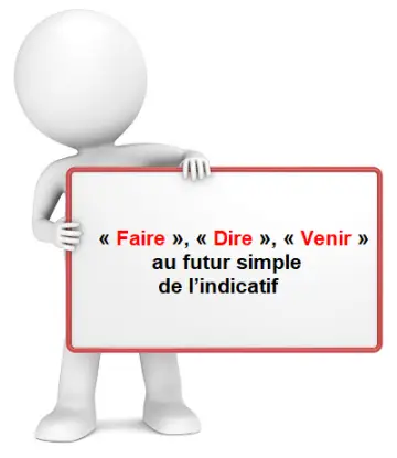 Le futur simple des verbes « faire, dire, venir » - Je Révise, soutien ...