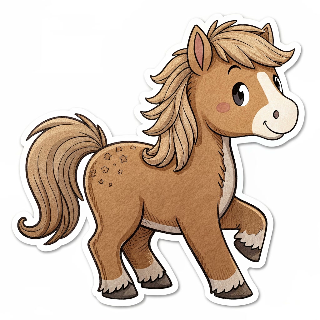 Un poney : le mot poney s'écrit avec « ey »